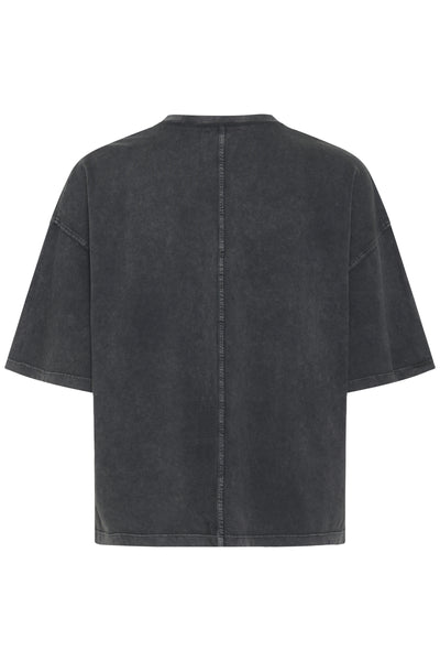 MWEsa Boxy Short Tee Black Wash - 100069 - 10705672 Thumbnail