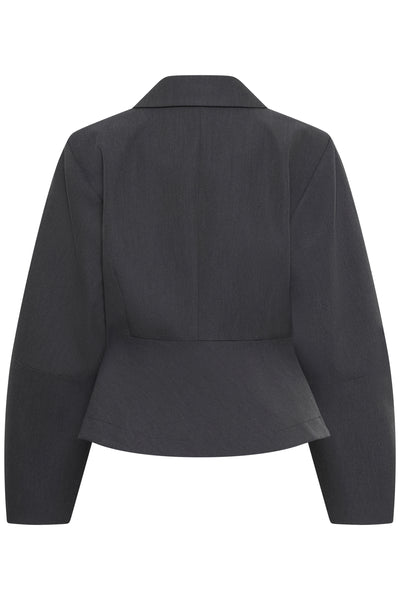 MWEvie Shaped Blazer Dark Grey Melange - 100379 - 10705705 Thumbnail