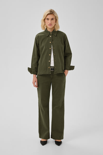 MWLinn Sofia 149 Shirt Olive Night - 190515 - 10705711 Thumbnail