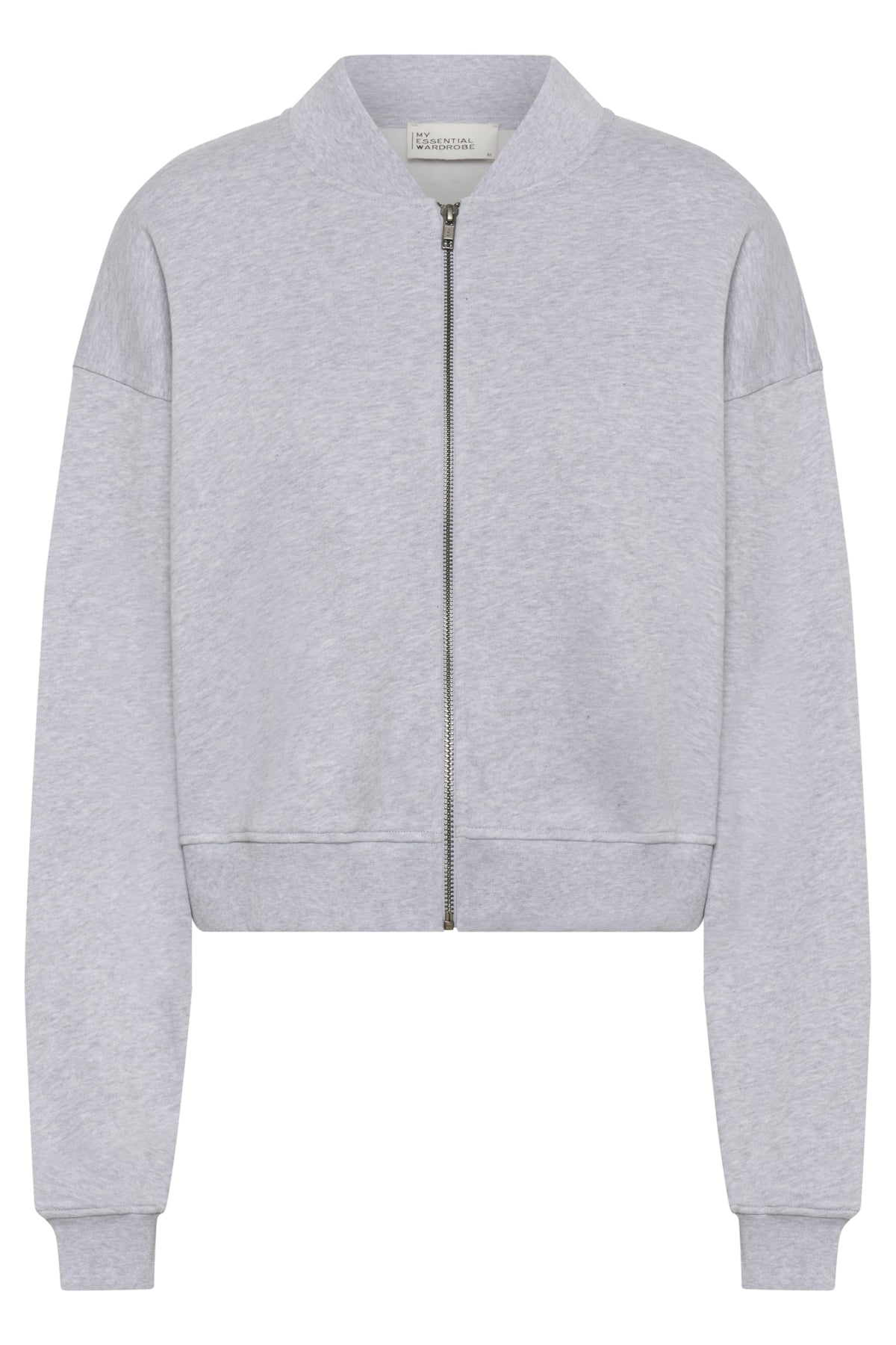 MetaMW Short Sweat Jacket Light Grey Melange - 100378 - 10705737