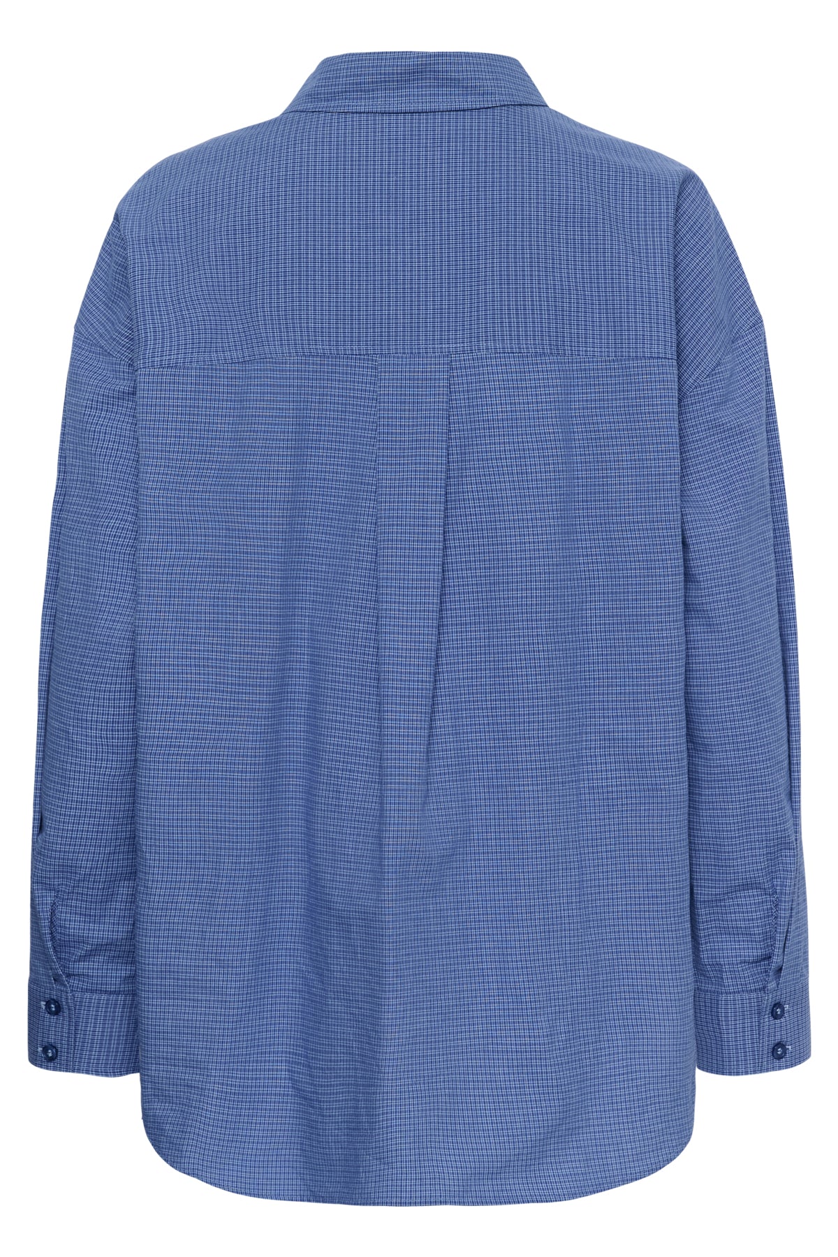MWIlse Boxy Shirt Clear Blue Check - 109861 - 10705802