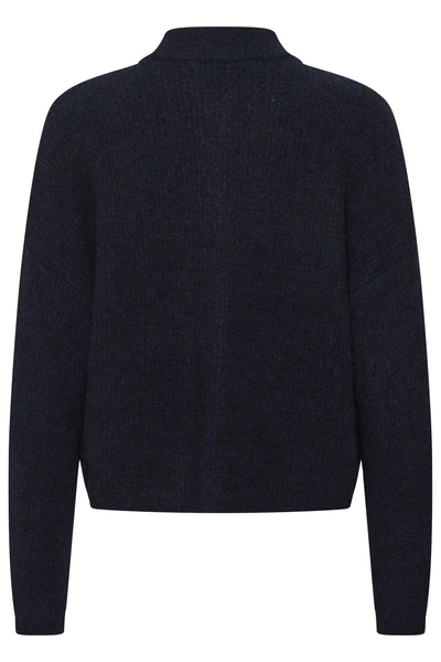 AlphaGZ short cardigan NOOS Navy melange - 101095 - 10905931 Thumbnail