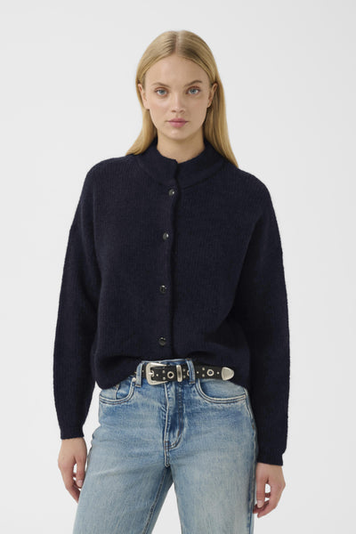 AlphaGZ short cardigan NOOS Navy melange - 101095 - 10905931 Thumbnail