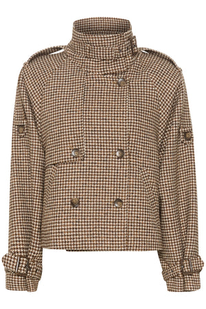 AvicGZ jacket Brown/black houndstooth - 10908182