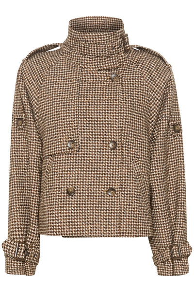 AvicGZ jacket Brown/black houndstooth - 10908182 Thumbnail