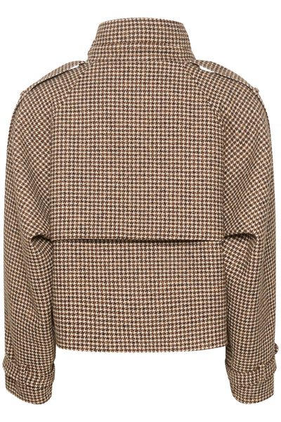 AvicGZ jacket Brown/black houndstooth - 10908182 Thumbnail