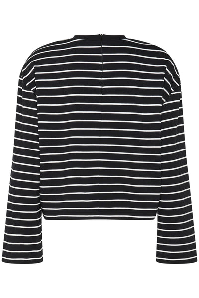 SibaGZ stripe top Black white stripe - 10909341 Thumbnail