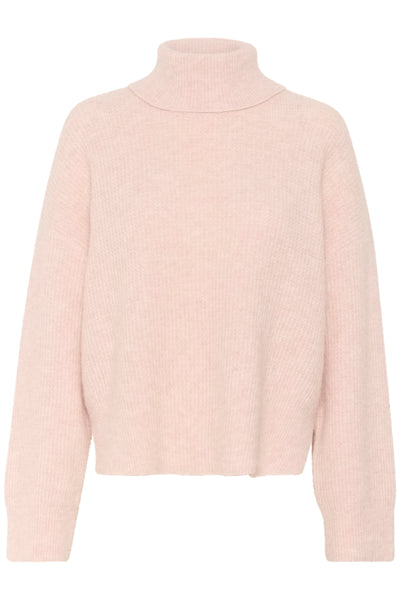 AlphaGZ rollneck Rose grey melange - 10909446 Thumbnail