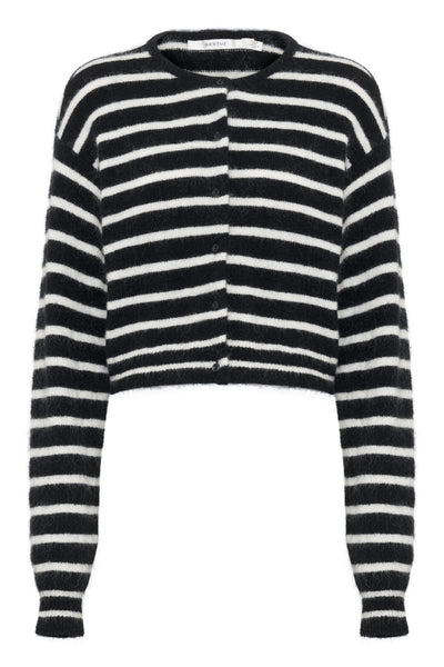 DebbieGZ short cardigan Black/White striped - 106343 - 10909449 Thumbnail