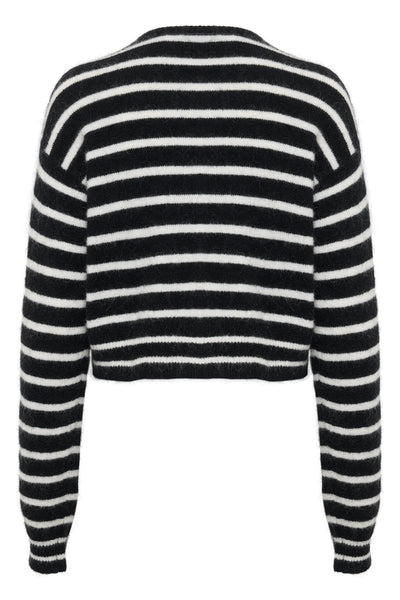 DebbieGZ short cardigan Black/White striped - 106343 - 10909449 Thumbnail