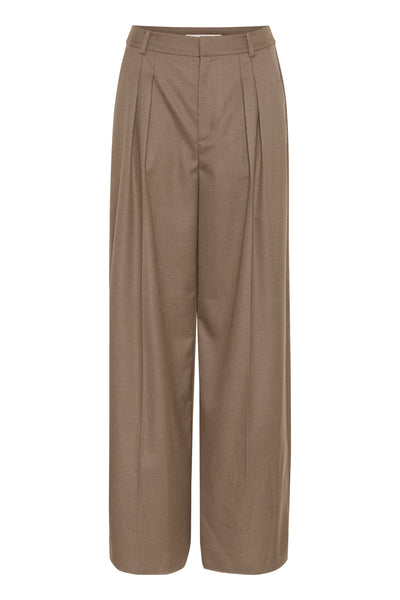 CaciaGZ HW pants Dark timberwolf melange - 10909729 Thumbnail