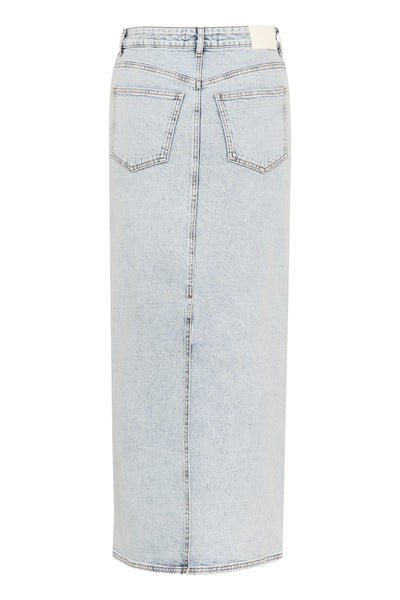 TilliaGZ long skirt NOOS Light blue washed - 10909826 Thumbnail