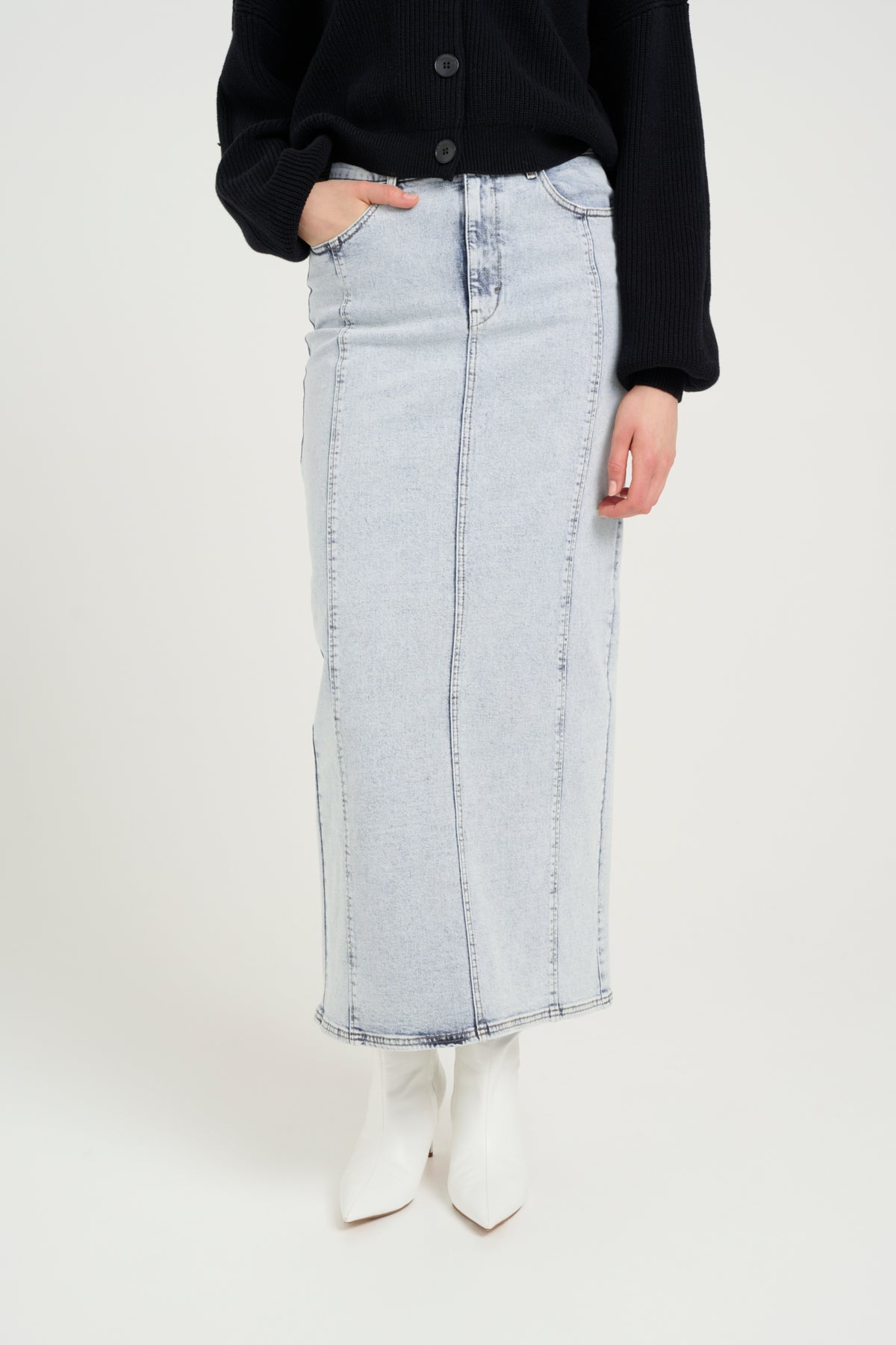 TilliaGZ long skirt NOOS Light blue washed - 10909826