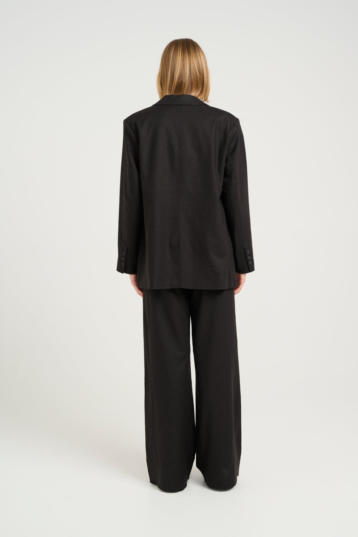 ElarahGZ linen blazer NOOS Black - 10909832