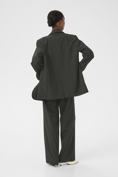 JoelleGZ pinstripe blazer 2.0 Black pinstripe - 10909835 Thumbnail
