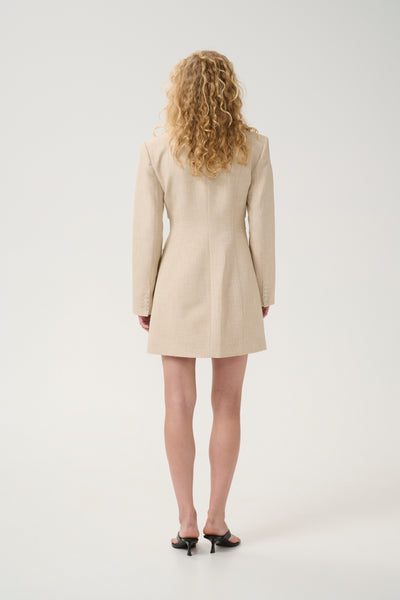 GZdecy blazer dress Light Sand Melange - 10909870 Thumbnail