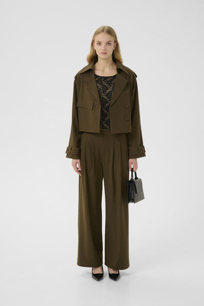 GZedina short jacket Dark Beech - 10909879 Thumbnail