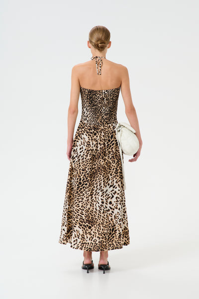 GZgeopa P tube dress Leopard butter yellow Thumbnail