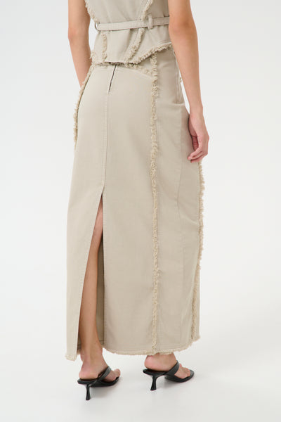 GZcatia long skirt Light moss green Thumbnail
