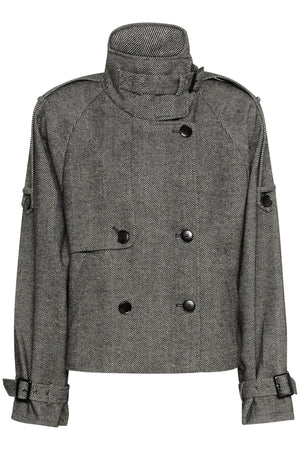 GZavic short jacket Herringbone black/grey - 10910324