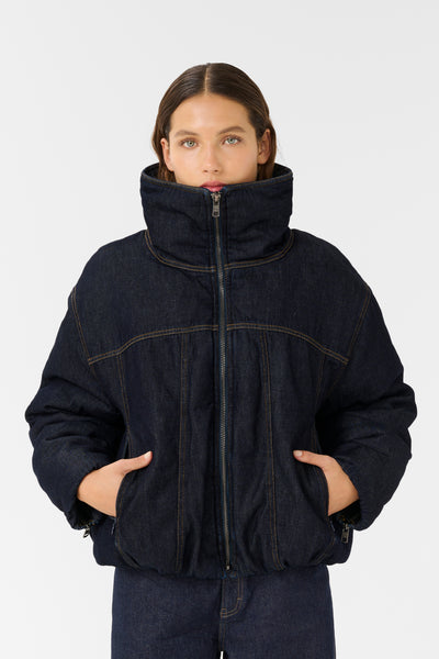 GZrinova puffer Dark blue Unwashed - 10910331 Thumbnail