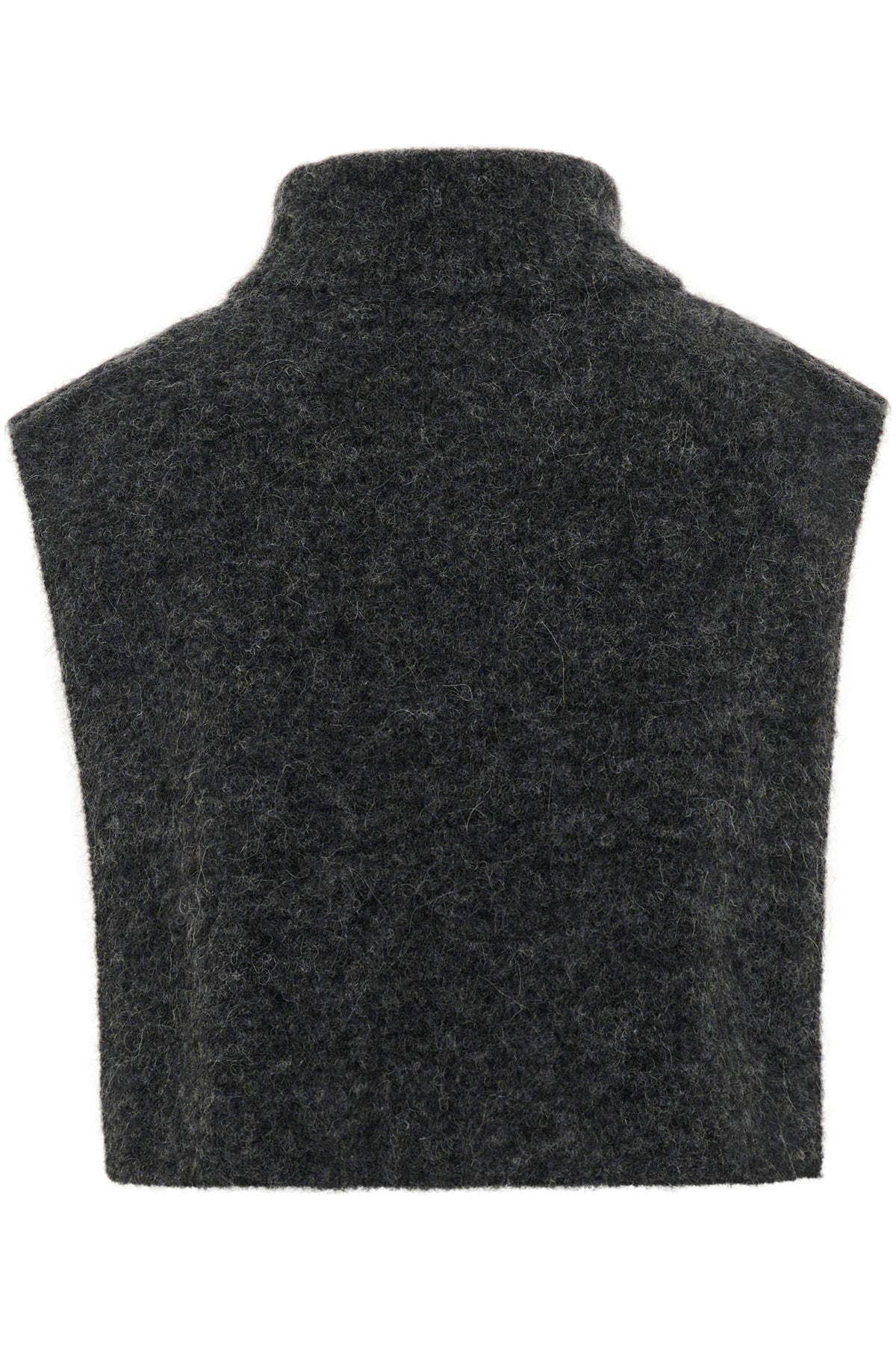 GZalpha open-side rollneck Charcoal Melange - 10910452