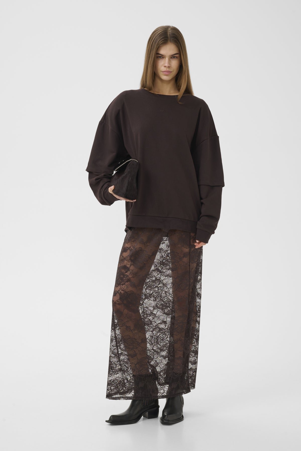 GZleala skirt Ganache - 191018 - 10910527