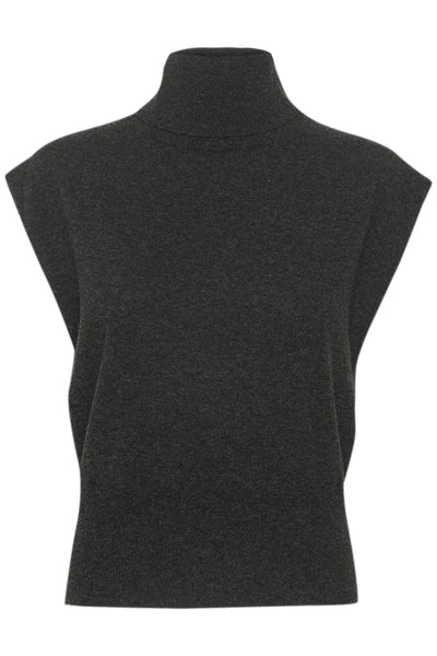 GZmanzi waistcoat Deep Graphite Melange - 10910532 Thumbnail