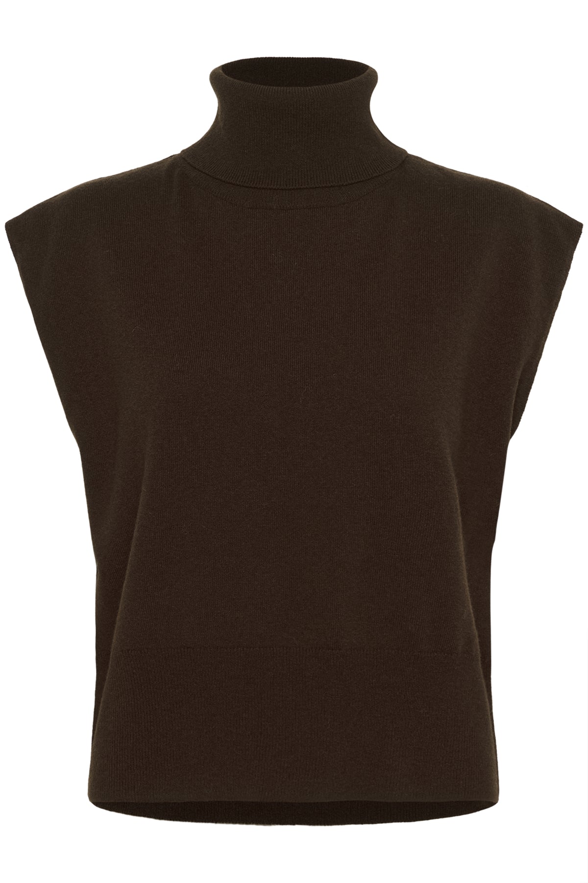 GZmanzi waistcoat Deep burnt brown - 10910532