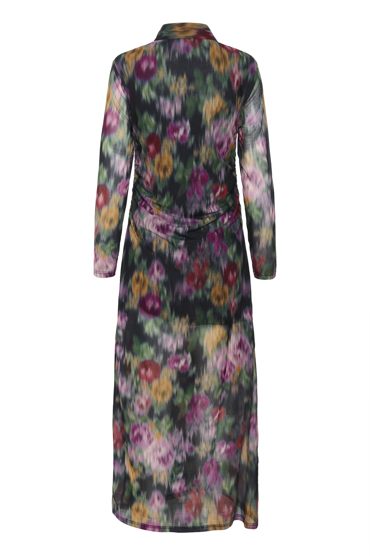 GZfadia P long dress Red Faded Flower - 10910544