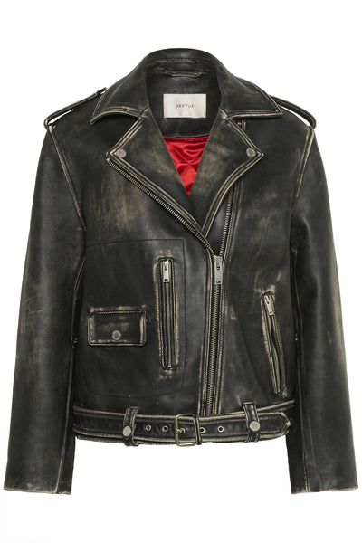GZrylee biker jacket Vintage black - 10910555 Thumbnail