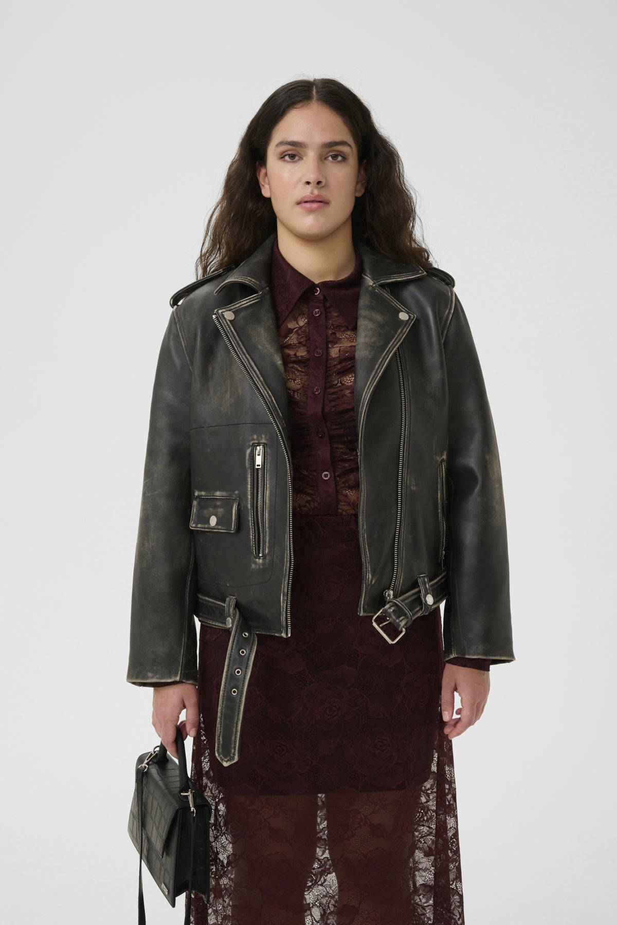 GZrylee biker jacket Vintage black - 10910555