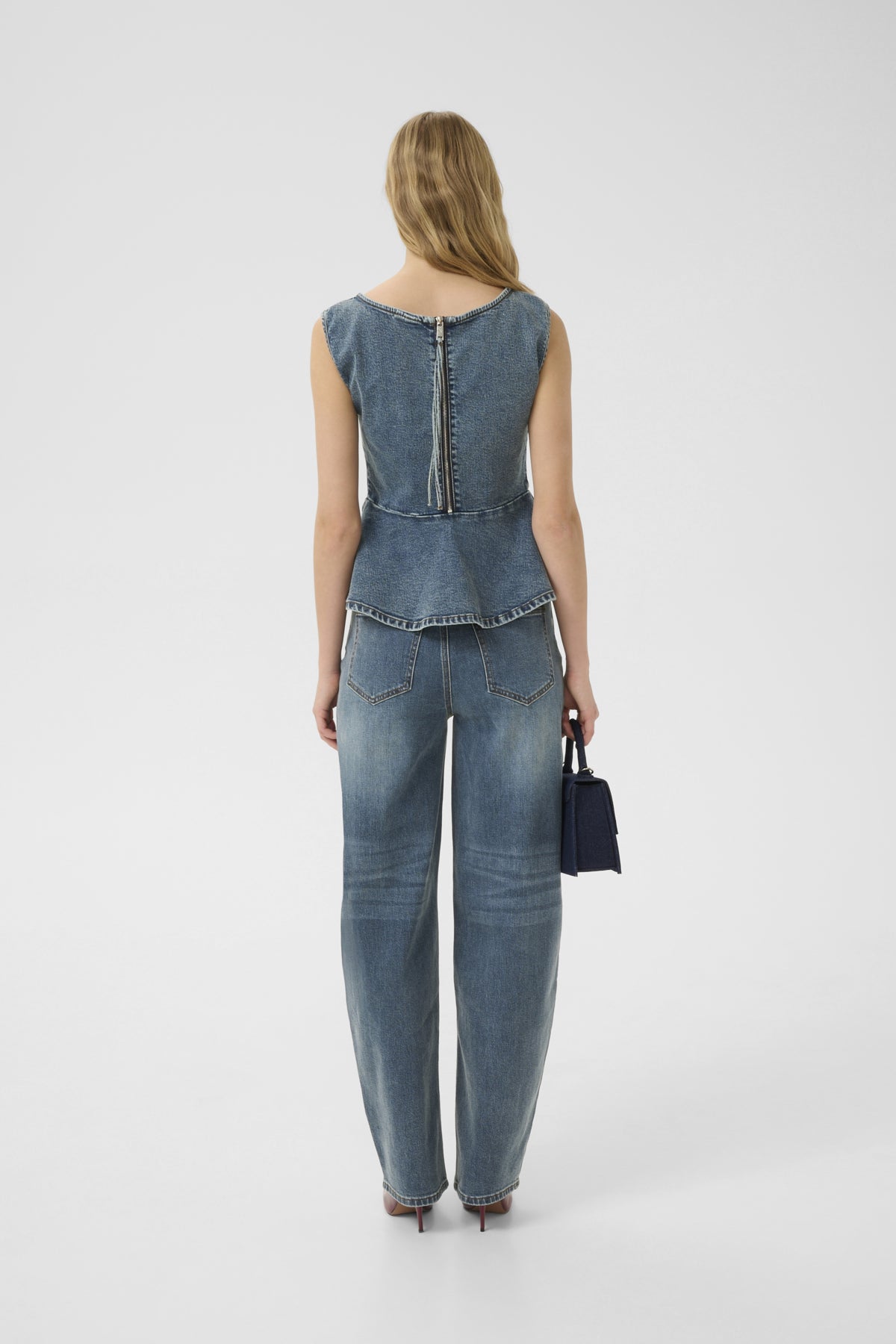 GZviva sl top Vintage blue denim - 10910572