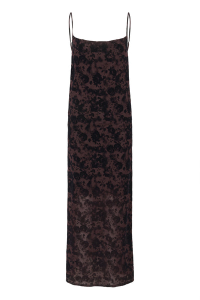GZflora long dress Aronia / Black - 10910584 Thumbnail