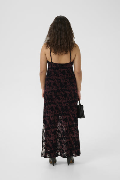GZflora long dress Aronia / Black - 10910584 Thumbnail