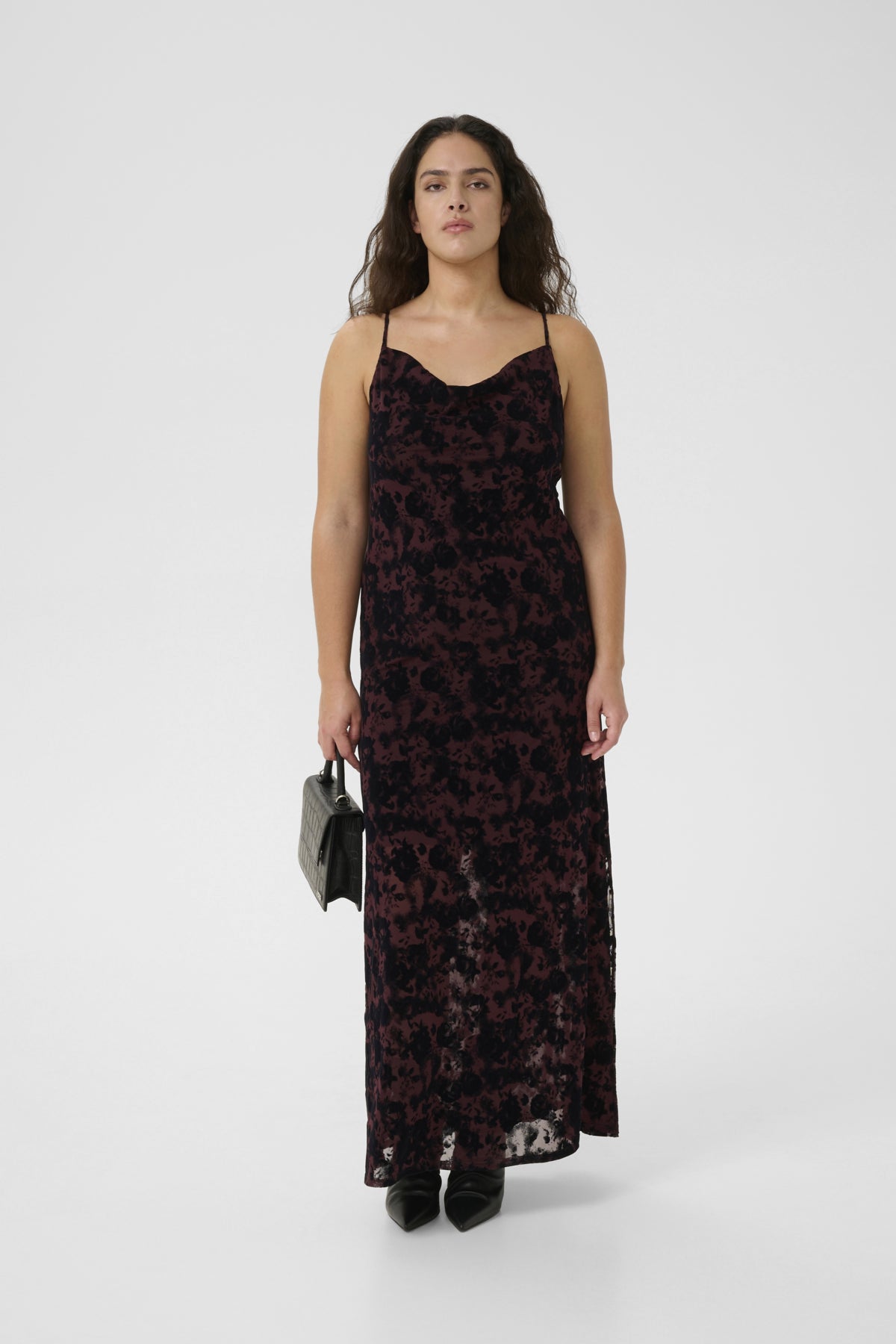 GZflora long dress Aronia / Black - 10910584