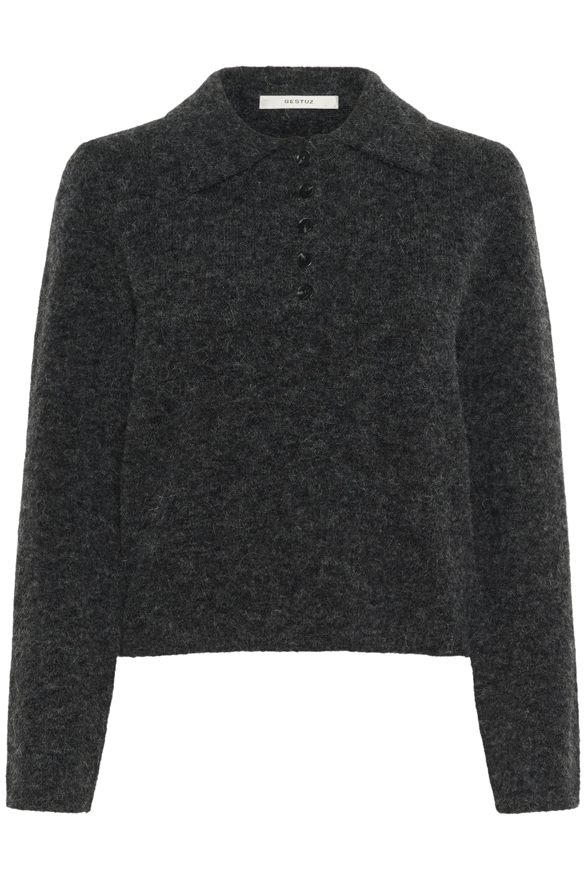 GZalpha polo pullover Charcoal melange - 106286 - 10910589