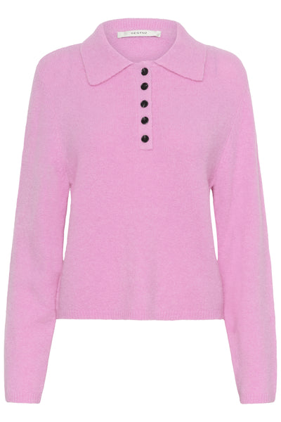 GZalpha polo pullover Begonia M‚lange - 108700 - 10910589 Thumbnail