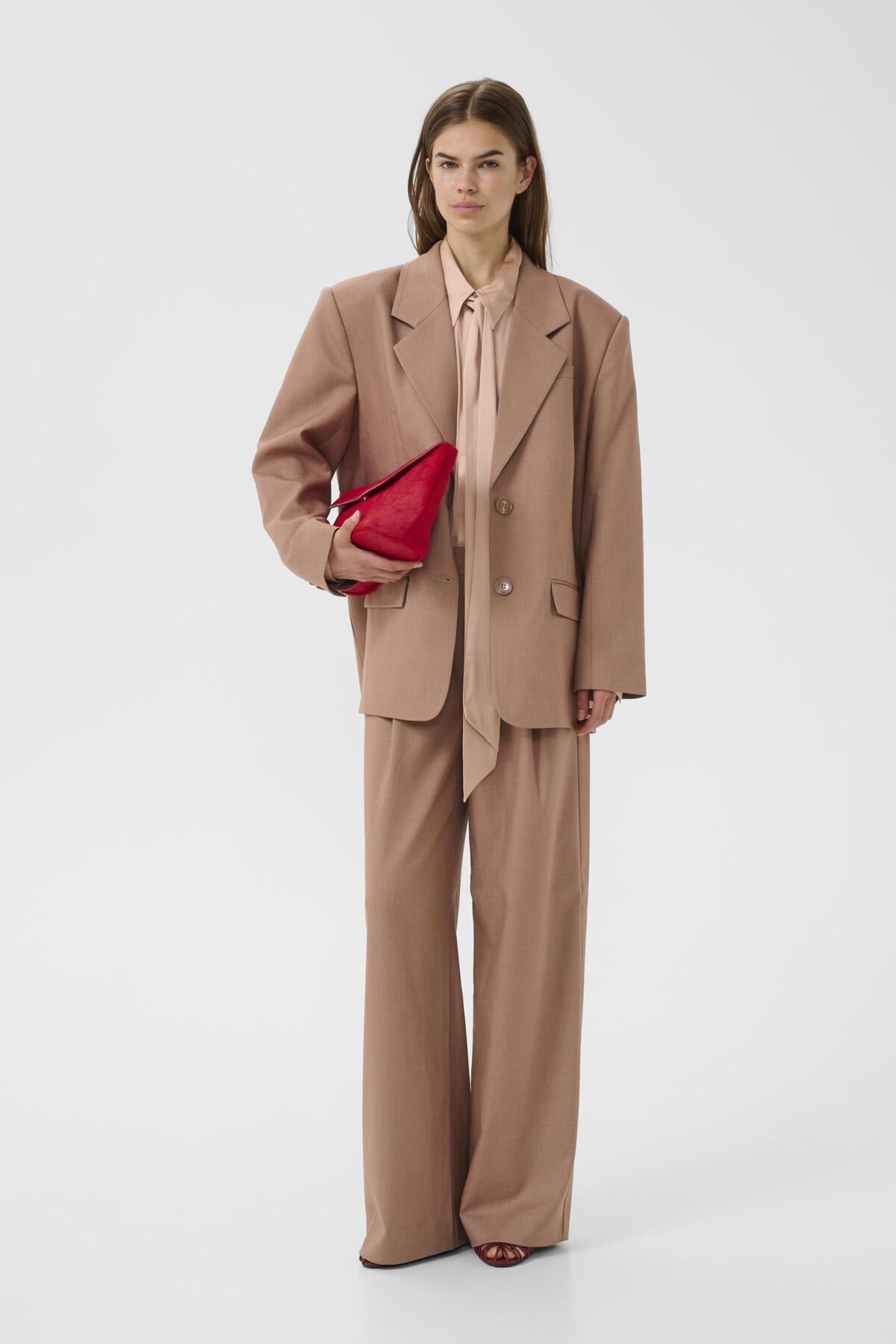 GZpaula OZ blazer Burnt marple sugar melange - 1 - 10910614