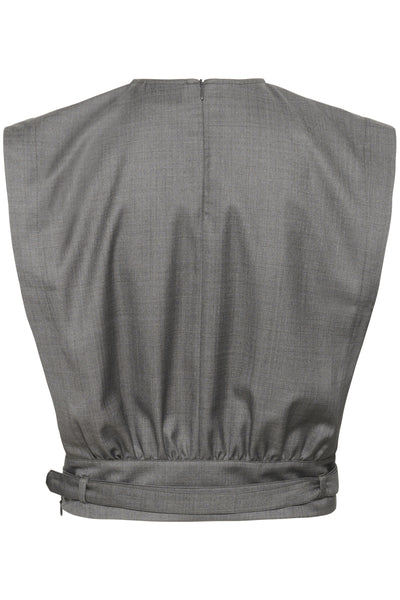 GZeffy top Dark grey melange - 10910623 Thumbnail