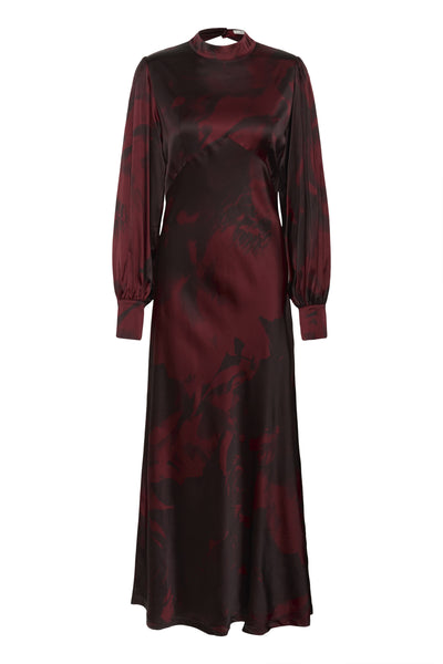 GZselina P maxi dress Ripasso/aronia big rose - 10910631 Thumbnail