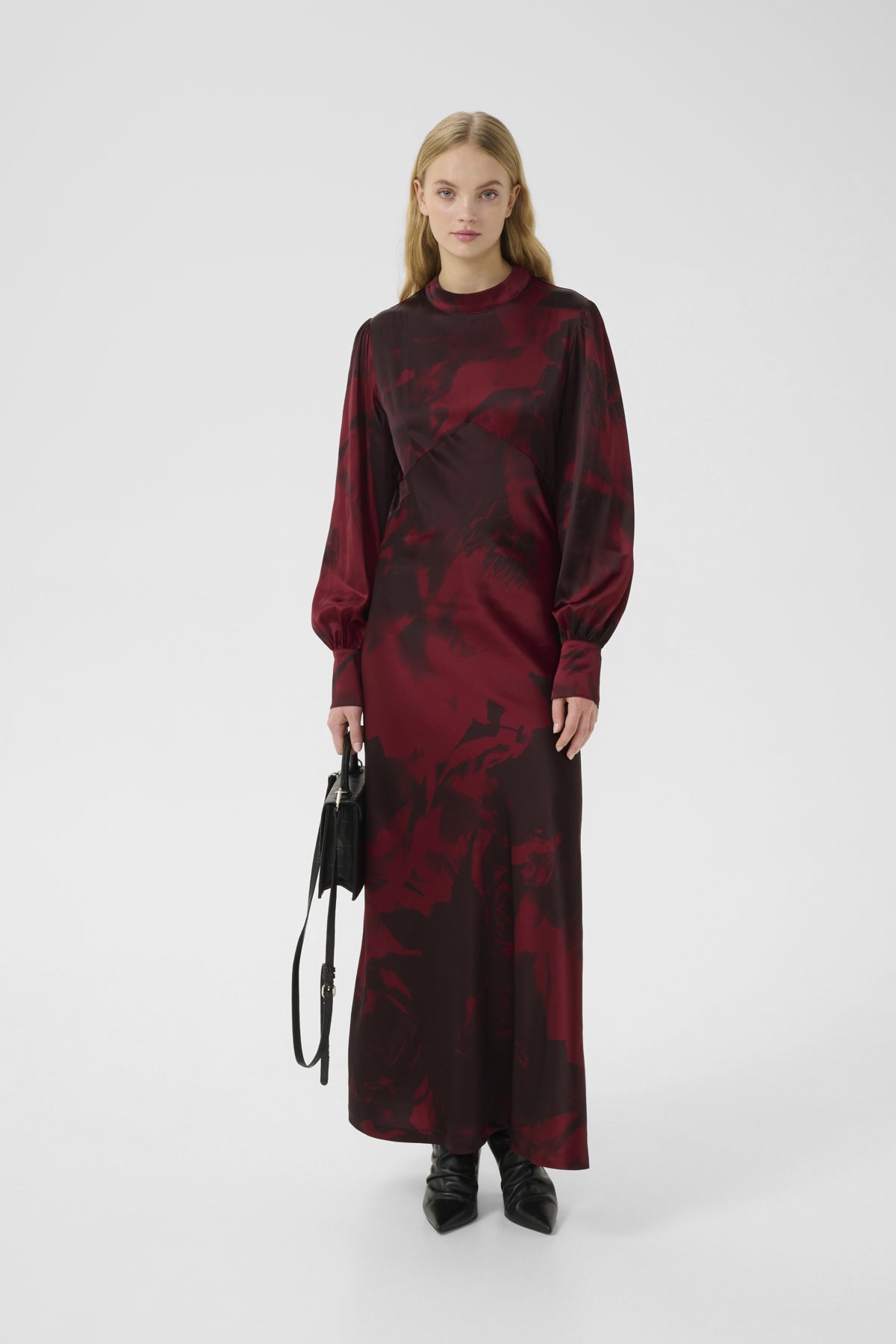GZselina P maxi dress Ripasso/aronia big rose - 10910631