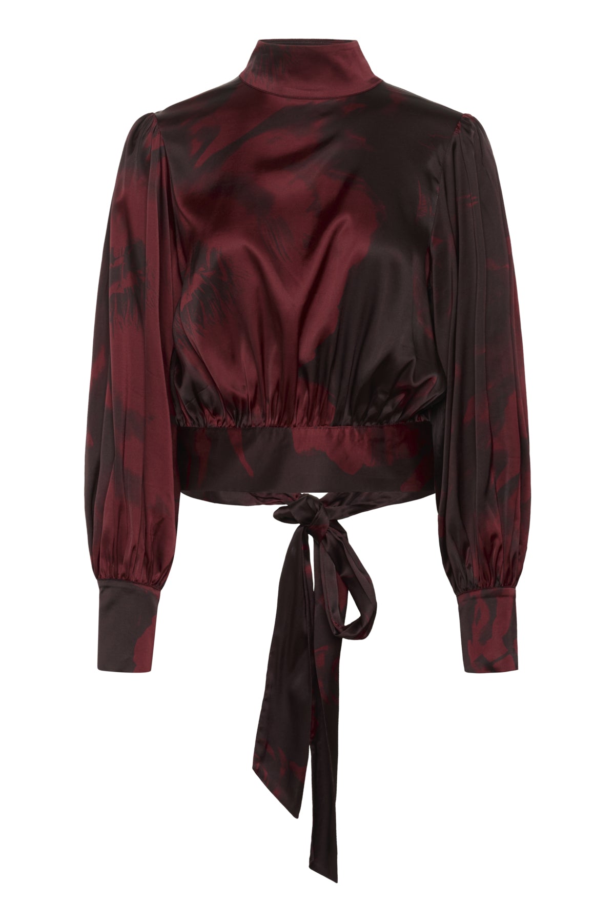 GZselina P blouse Ripasso/aronia big rose - 10910632