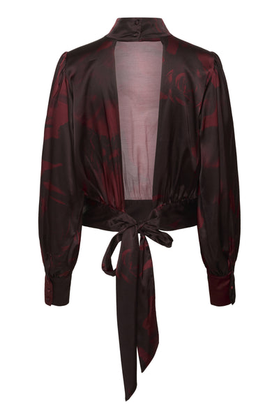 GZselina P blouse Ripasso/aronia big rose - 10910632 Thumbnail