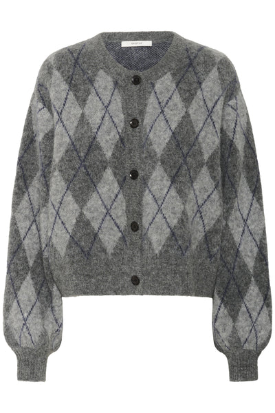 GZsasi cardigan Check Aronia/Ripasso comb - 10910660 Thumbnail