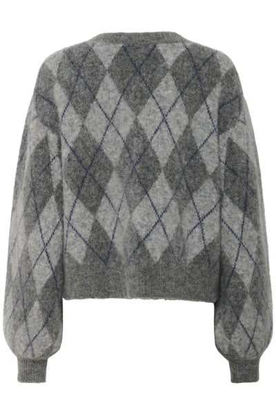 GZsasi cardigan Check Aronia/Ripasso comb - 10910660 Thumbnail