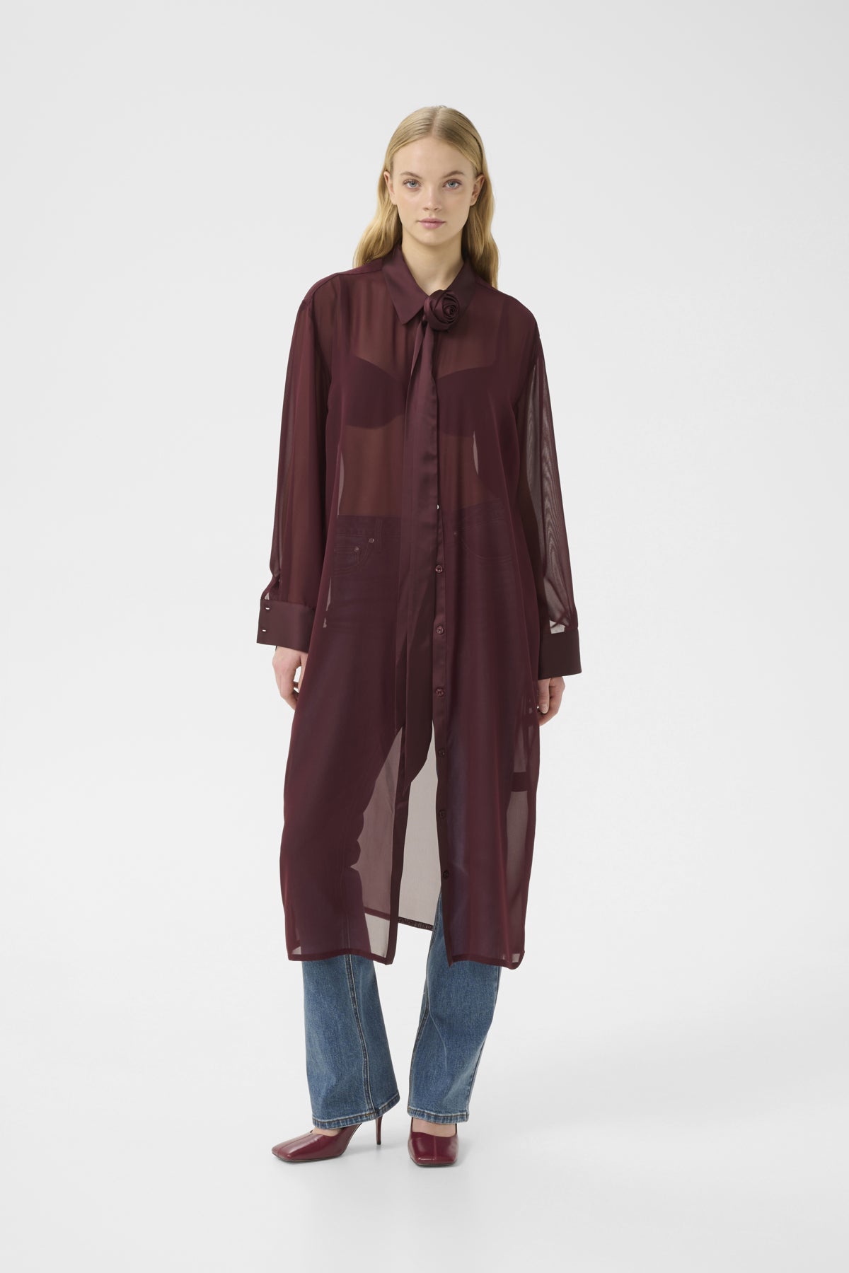 GZlynne shirt dress Aronia - 10910699