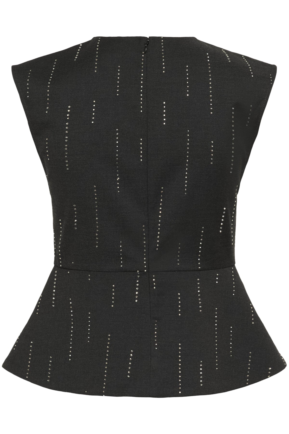 GZadira peplum top Dark grey melange - 100494 - 10910709