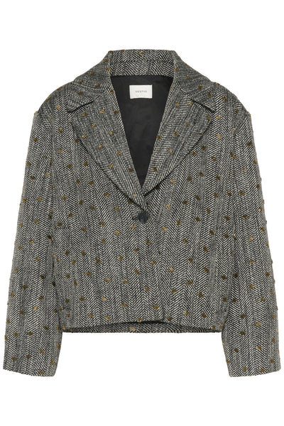 GZriva OZ jacket Herringbone black/grey - 10773 - 10910714 Thumbnail