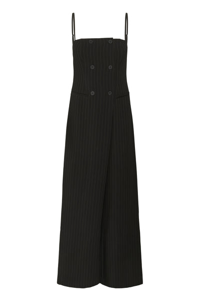 GZjoelle jumpsuit Black pinstripe - 105270 - 10910726 Thumbnail